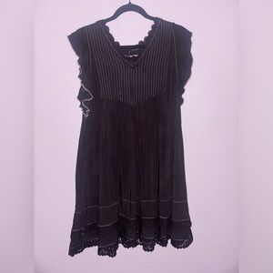 Johnny Was Black Boho Dress XS